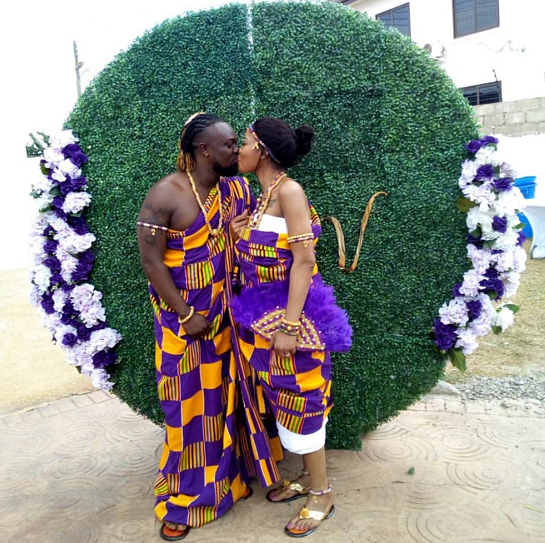Eddie Nartey and his wife