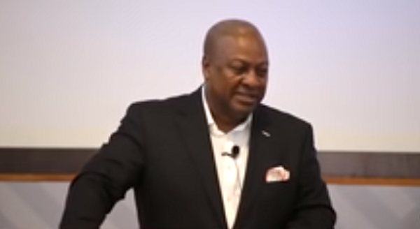 Watch Mahama preach about 'favour' on Men's Ministry Day