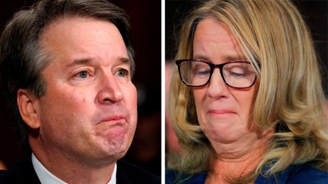 Brett Kavanaugh and Christine Blasey Ford both gave evidence on Thursday