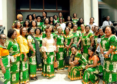 Some members of SLOPSA after the thanksgiving service