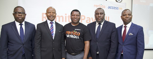 Officials of Access Bank and SystemSpecs at the launch