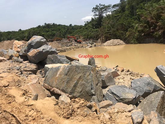Quarry activities threaten water supply in Sekondi/Takoradi, Shama