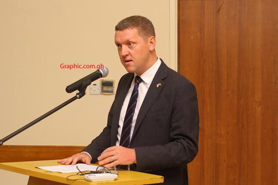 Mr Iain Walker, the British High Commissioner to Ghana. Picture: NII MARTEY M. BOTCHWAY