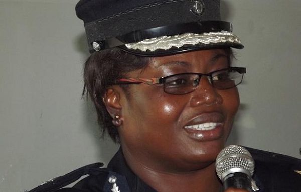 DCOP Mrs Maame Yaa Tiwaa Addo-Danquah, the Director-General of the CID, addressing the press conference in Accra. Picture: GABRIEL AHIABOR