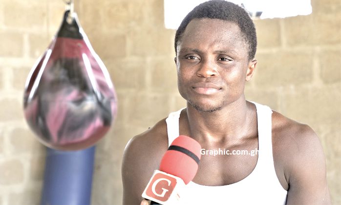 Isaac  Dogboe — Keen on reclaiming his title from Emanuel Navarrete. Picture: David Paa-Kwasi Able