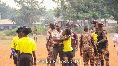 No security came to my aid - Assaulted female ref