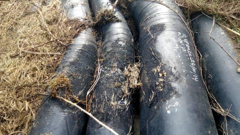 Gas pipelines at Tema torched by suspected arsonists