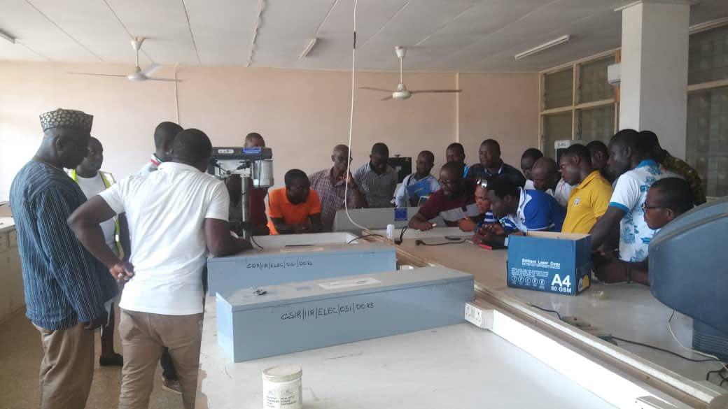 Participants engaged in practical works.