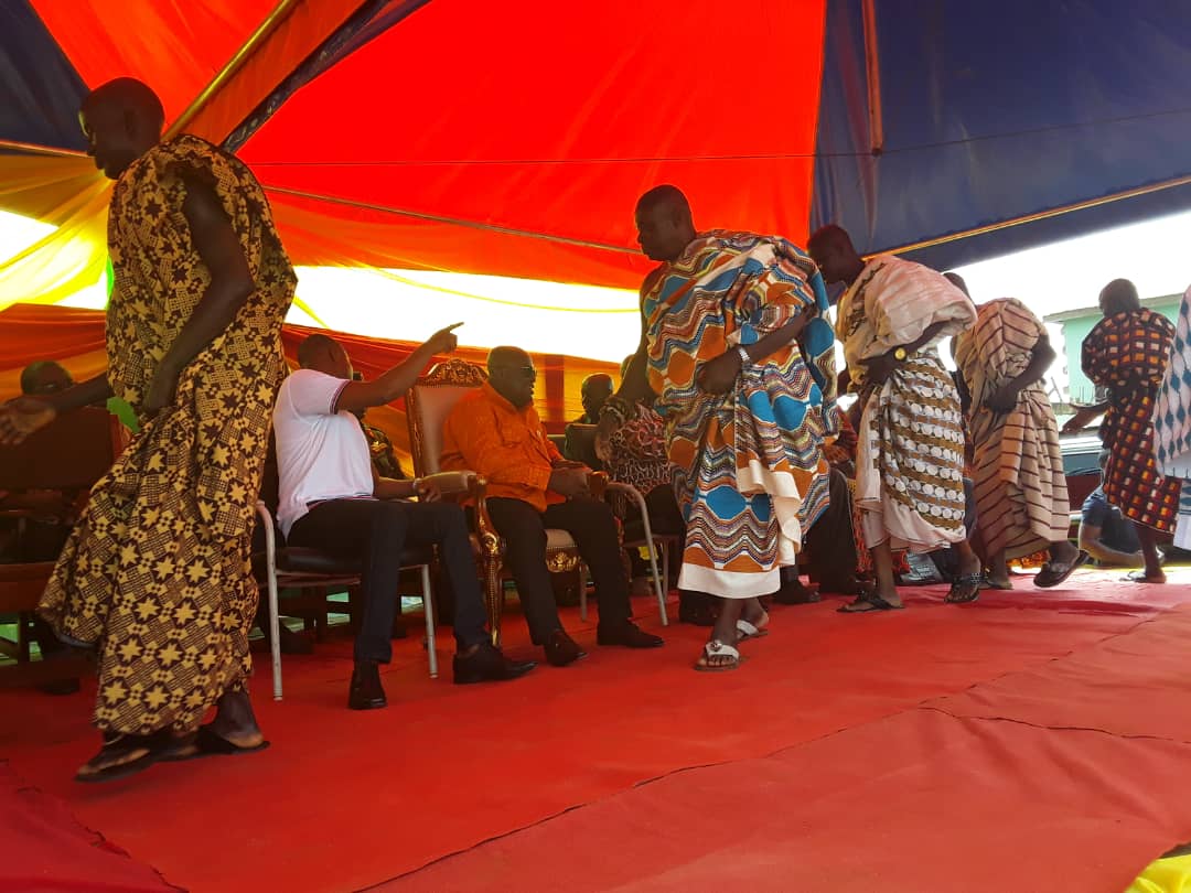 President Akufo-Addo tours new Ahafo Region
