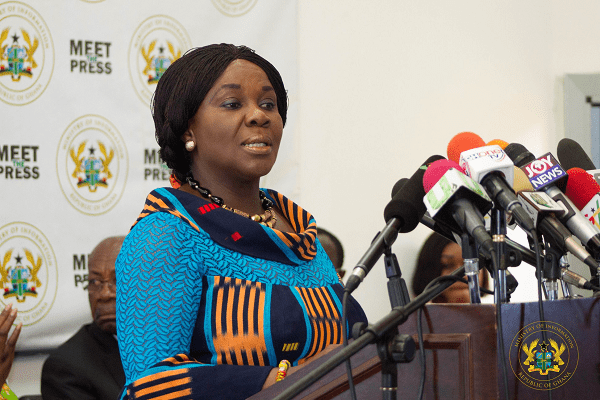 Minister of Sanitation and Water Resources, Ms Cecilla Dapaah