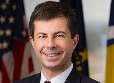 Democratic presidential candidate Pete Buttigieg 
