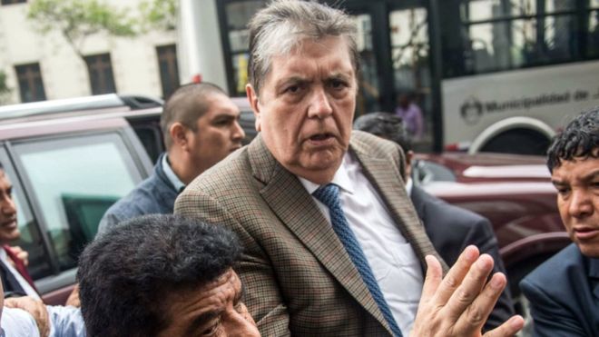 Peru's former president kills himself ahead of arrest
