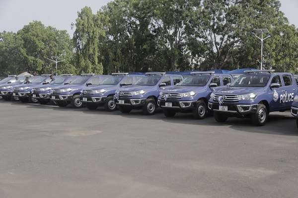 Govt gives 64 vehicles to police