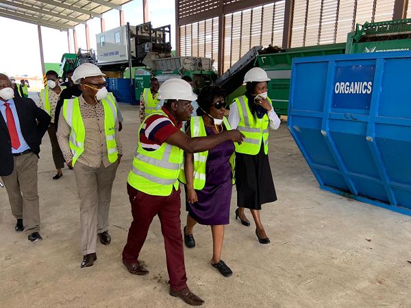 Minister impressed with Zoomlion’s recycling and compost plant