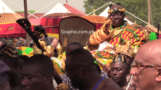 VIDEO: What Otumfuo said about how dumsor has affected him