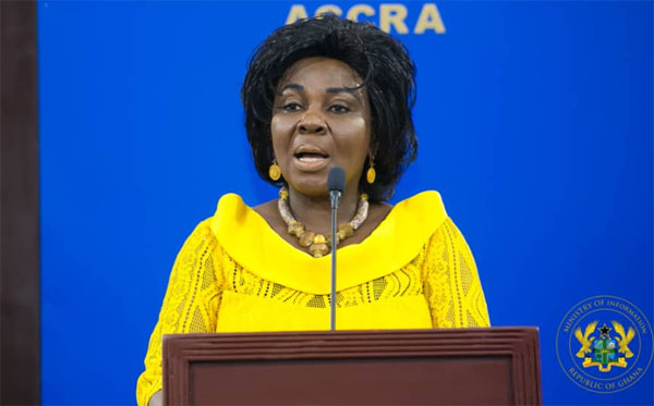 Ms Cecilia Dapaah - Minister for Sanitation and Water Resources