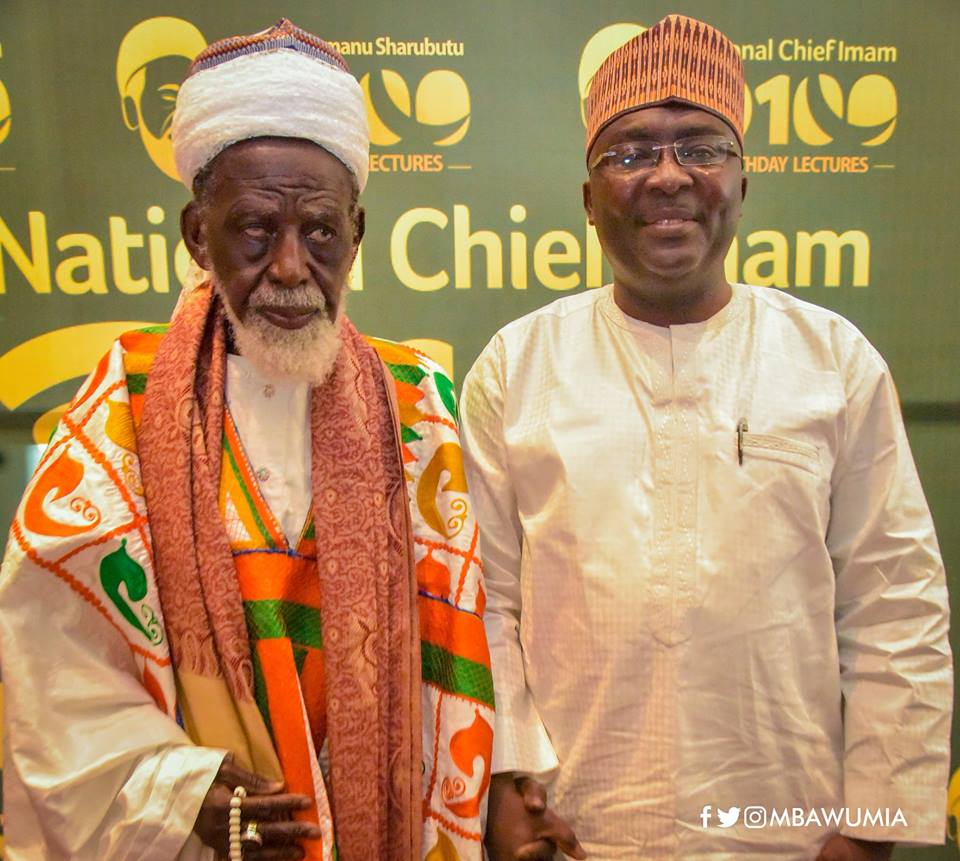 Bawumia urges public to emulate Chief Imam's peace building example