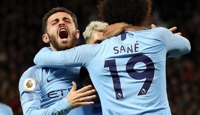 Bernardo Silva (left) has scored eight league goals this season