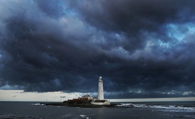 Clouds over St Marys Lighthouse in Whitley Bay. (Photo: PA)
