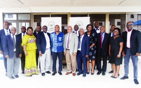 Officials of the National Accreditation Board and the General Legal Council after the meeting