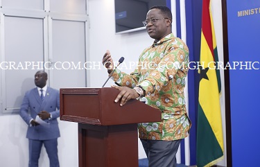 Minister of Energy, Mr John Peter Amewu