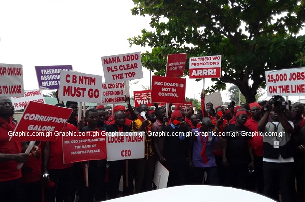 PBC workers demonstrate over management's 'incompetence'