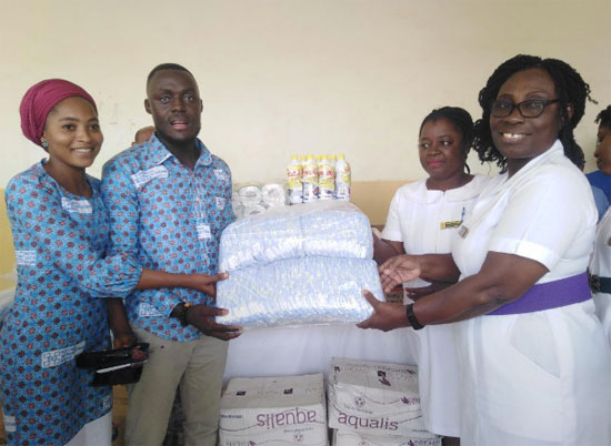 NAB service personnel donate to LEKMA Hospital
