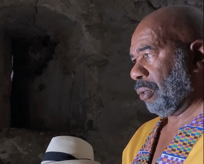 Steve Harvey is moved to tears as he visits Elmina Castle 