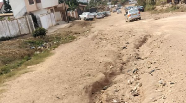Portions of the bad Dunkonah road
