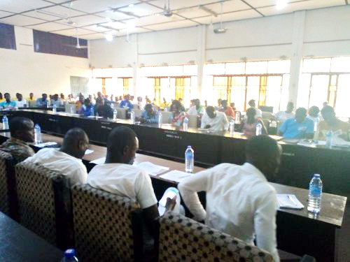 a section of the youth parliament.