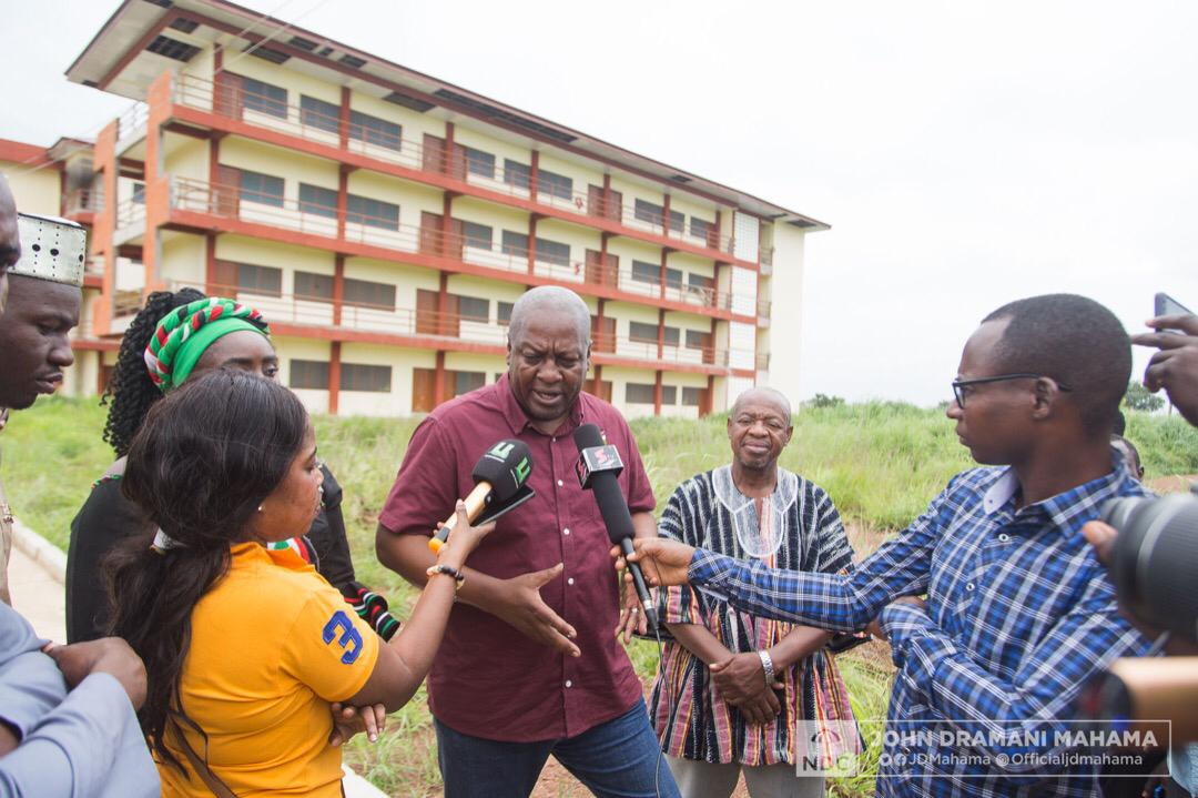  I will complete all unfinished projects in my first year - Mahama
