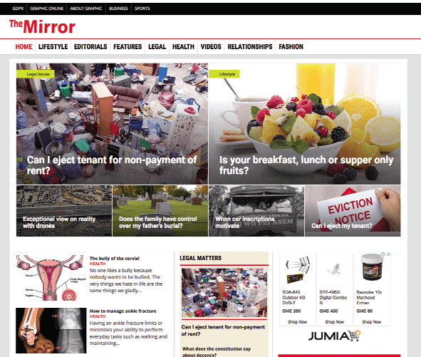 The Mirror goes online