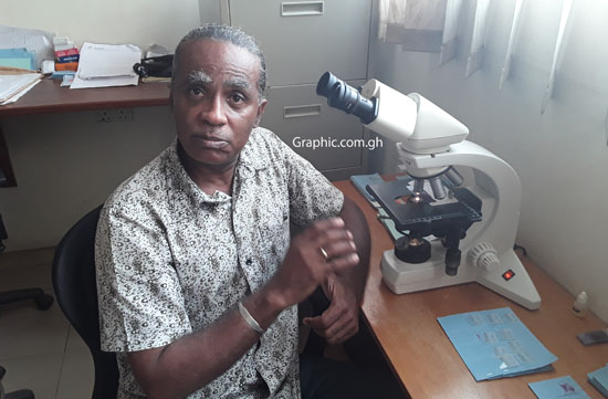 Dr Robert Kumoji, Specialist Pathologist, Korle Bu Teaching Hospital