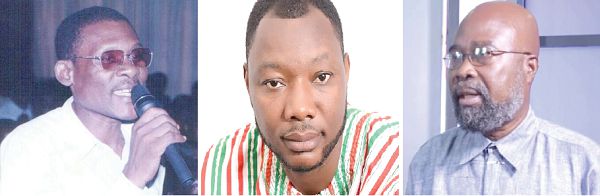 Mr John Amekah — LPG, Mr Bernard Mornah —  PNC and Dr Henry Lartey — GCPP 