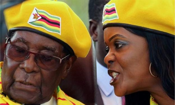 Robert Mugabe married Grace, 41 years his junior, in 1996