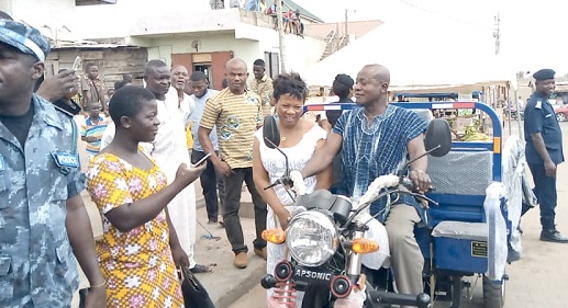   Chief Inspector Anthony Kwesi Avalifo, a station officer of the Achimota Mile 7 Police Station,was adjudged the overall Best Municipal Farmer