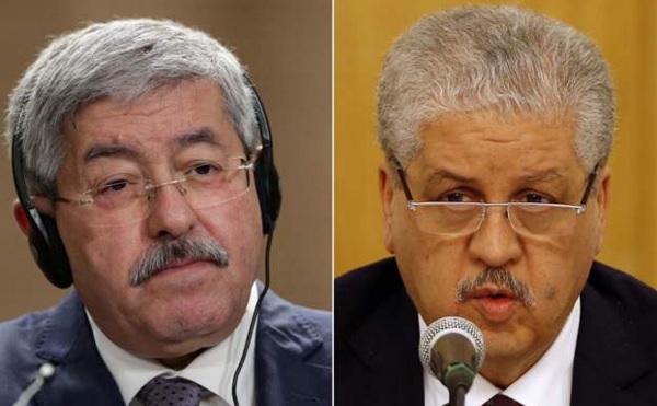 Tahmed Ouyahia (L) and Abdelmalek Sellal (R) were both allies of former President Abdelaziz Bouteflika