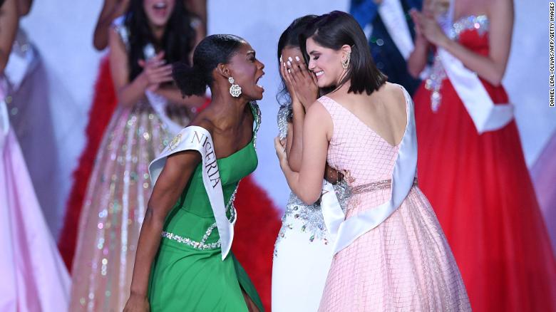Miss Nigeria had best reaction to Jamaica winning Miss World title