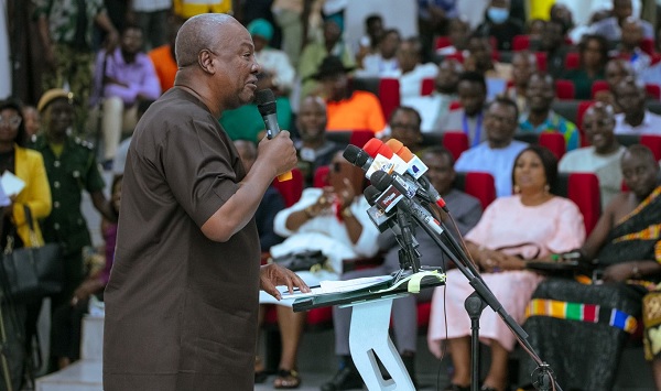 I will not allow my officials to venture into mining - MahamaI will not allow my officials to venture into mining - Mahama