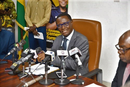 Mr Amishadai Owusu Amoah,  Ghana Revenue Authority boss