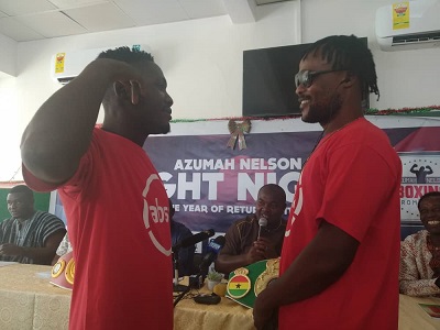 Bullet (left) faces off with a Daddy Lumba