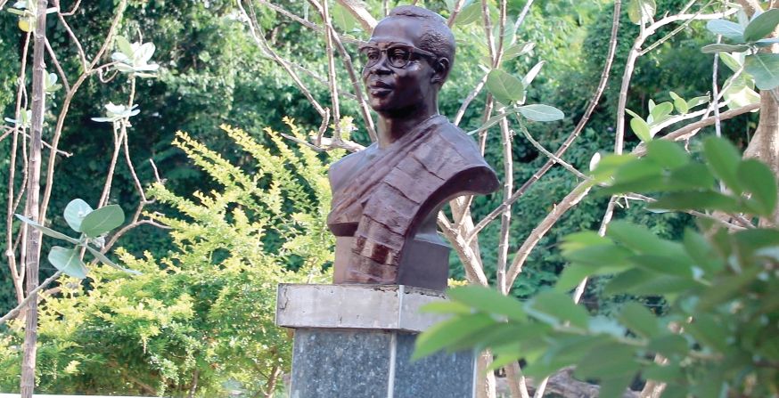 A bust of Professor Kofi Abrefa Busia can be found at the Mausoleum of the late former Prime Minister