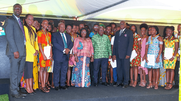 Prez Akufo-Addo honors 100 young people with head of state gold award