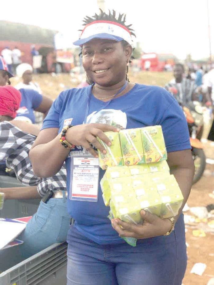 1D1F products distributed at NPP rally