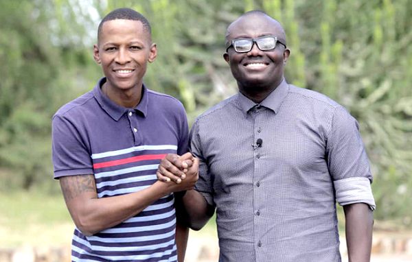 Bola Ray with Thekiso Rakolojane, West Africa Manager for South African Tourism
