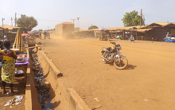 Portions of the deplorable Nkwanta-Damanko stretch of the Eastern Corridor road.