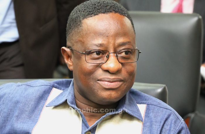 The Energy Minister, Mr John-Peter Amewu