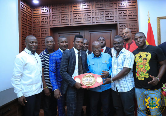 Akufo-Addo gifts Commey GH¢50,000 and a new car