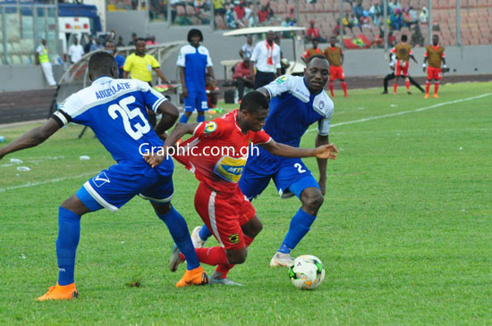 Kotoko 1-1 Al Hilal: Caf Confederation Cup. PICTURE BY EMMANUEL BAAH