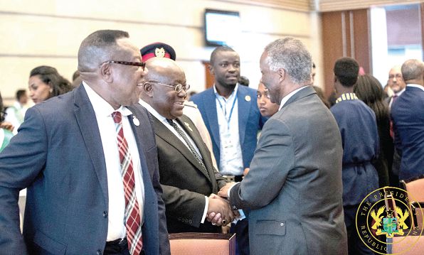 President Akufo-Addo with former South African President, Thabo Mbeki